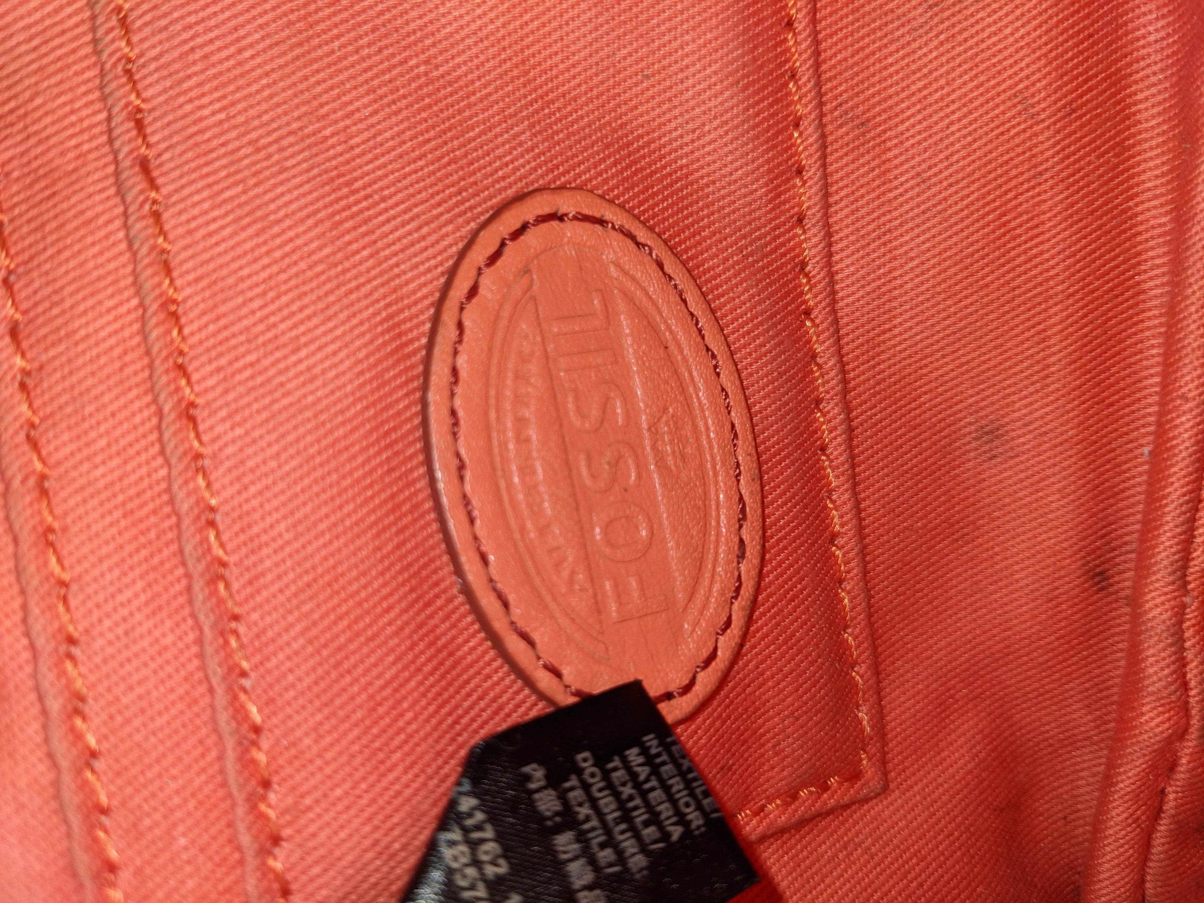 Fossil Coral Leather Crossbody With Partial Chain Strap (6925920927927)